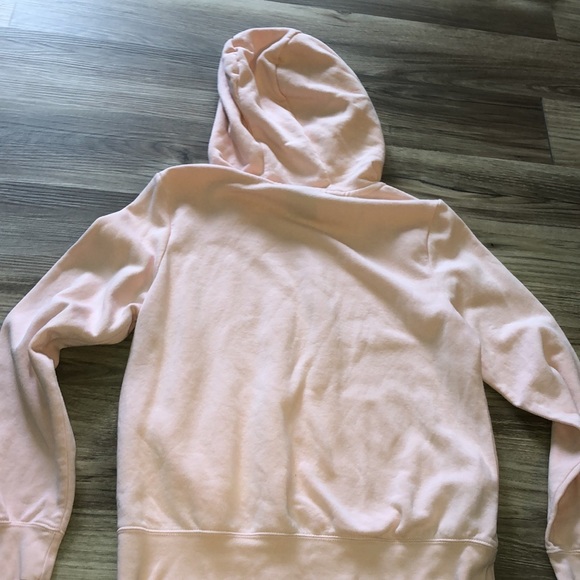 Nike pink sweatshirt with folded hood - Picture 3 of 5